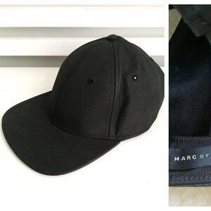 MARC BY MARC JACOBS MEN'S BASEBALL CAP ADJUSTABLE BLACK